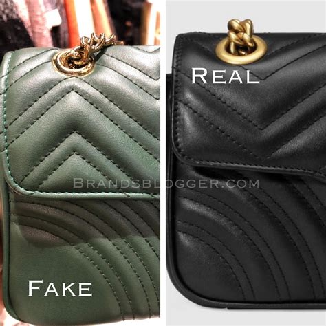 How to tell a fake or genuine Gucci Marmont bag 